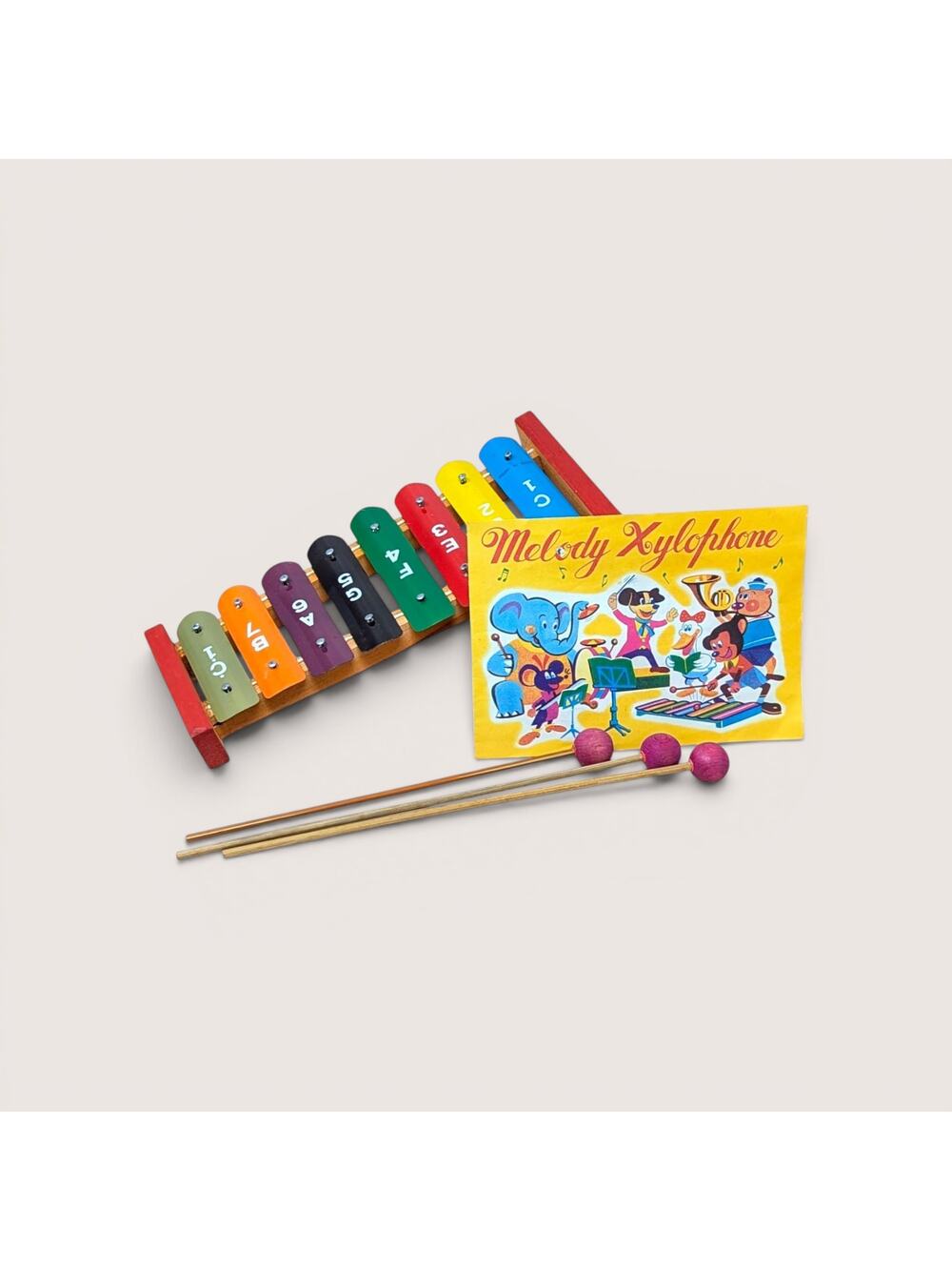 1960s Taiyo Melody Xylophone Toy with Box